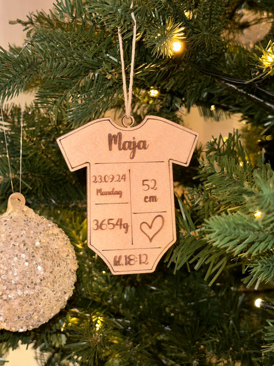 Personlig julepynt - BabyBody
