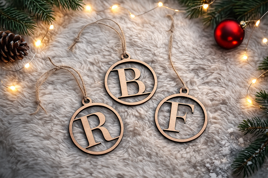 Bokstav – Julepynt i tre (A–Å)